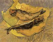 Bloaters on a Piece of Yellow Paper, Claude Monet